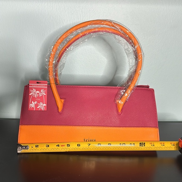 NWT Trina Turk Colorblock Satchel - Picture 4 of 6